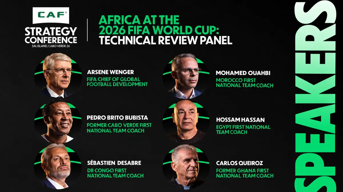 Star-studded Technical Review Panel for Africa’s FIFA World Cup 2026 journey at CAF Strategy Conference Star-studded Technical Review Panel for Africa’s FIFA World Cup 2026 journey at CAF Strategy Conference