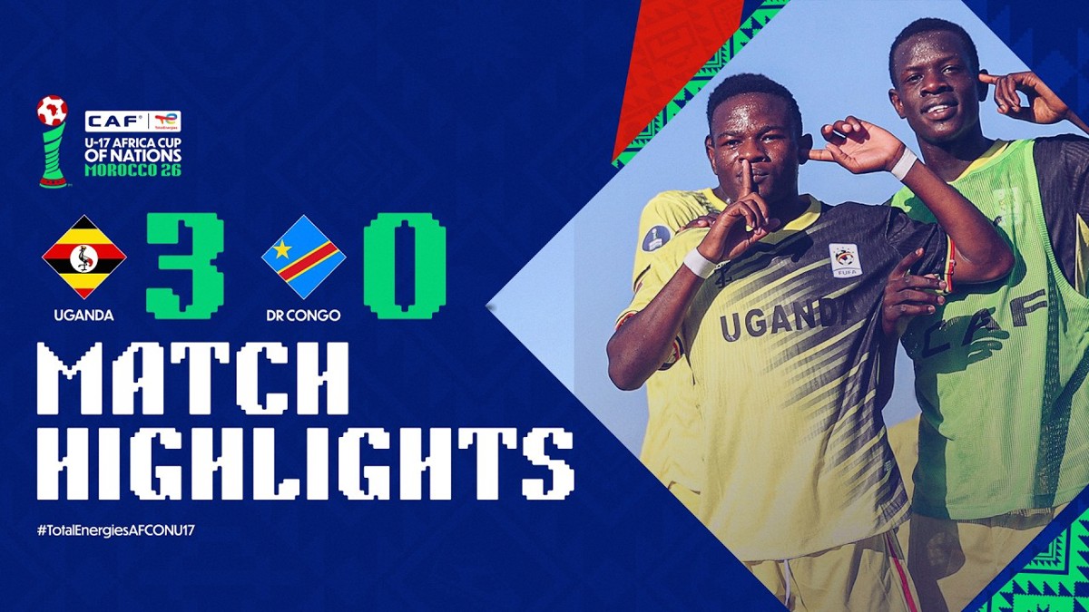 Uganda 3-0 DR Congo Match Highlights l TotalEnergies AFCON U-17 l Matchday 1 – Confédération Africaine de Football