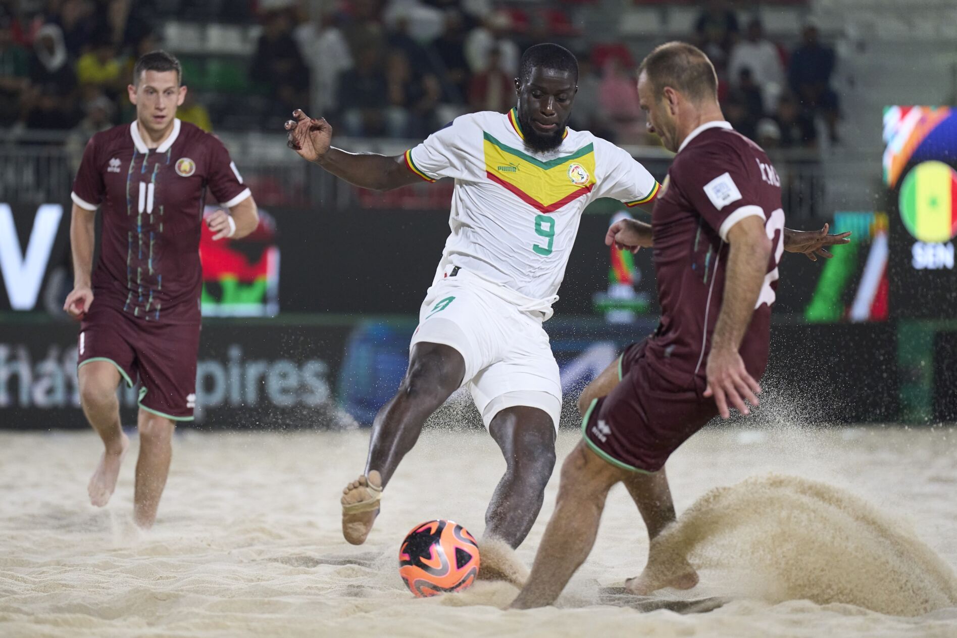 Egypt and Senegal fail to secure wins in their opening matches at the FIFA Beach Soccer World Cup