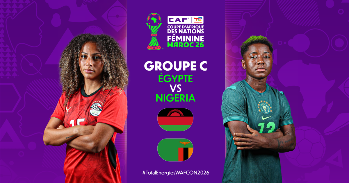 Photo: cafonline.com Les stats d’avant-match : l'heure de vérité dans le Groupe C pour l’Égypte et le Nigeria