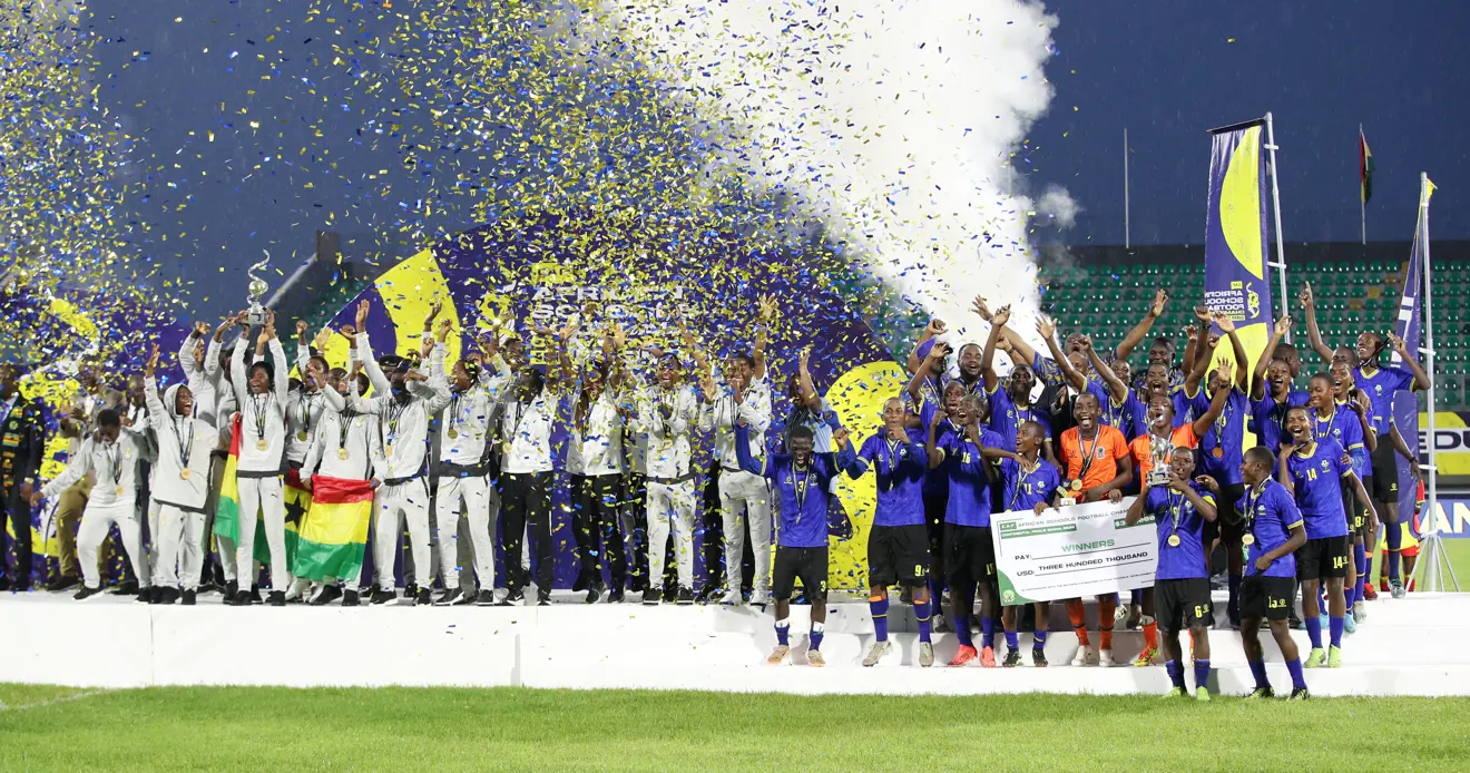 Ghana, Tanzania crowned CAF African Schools Football Championship champions