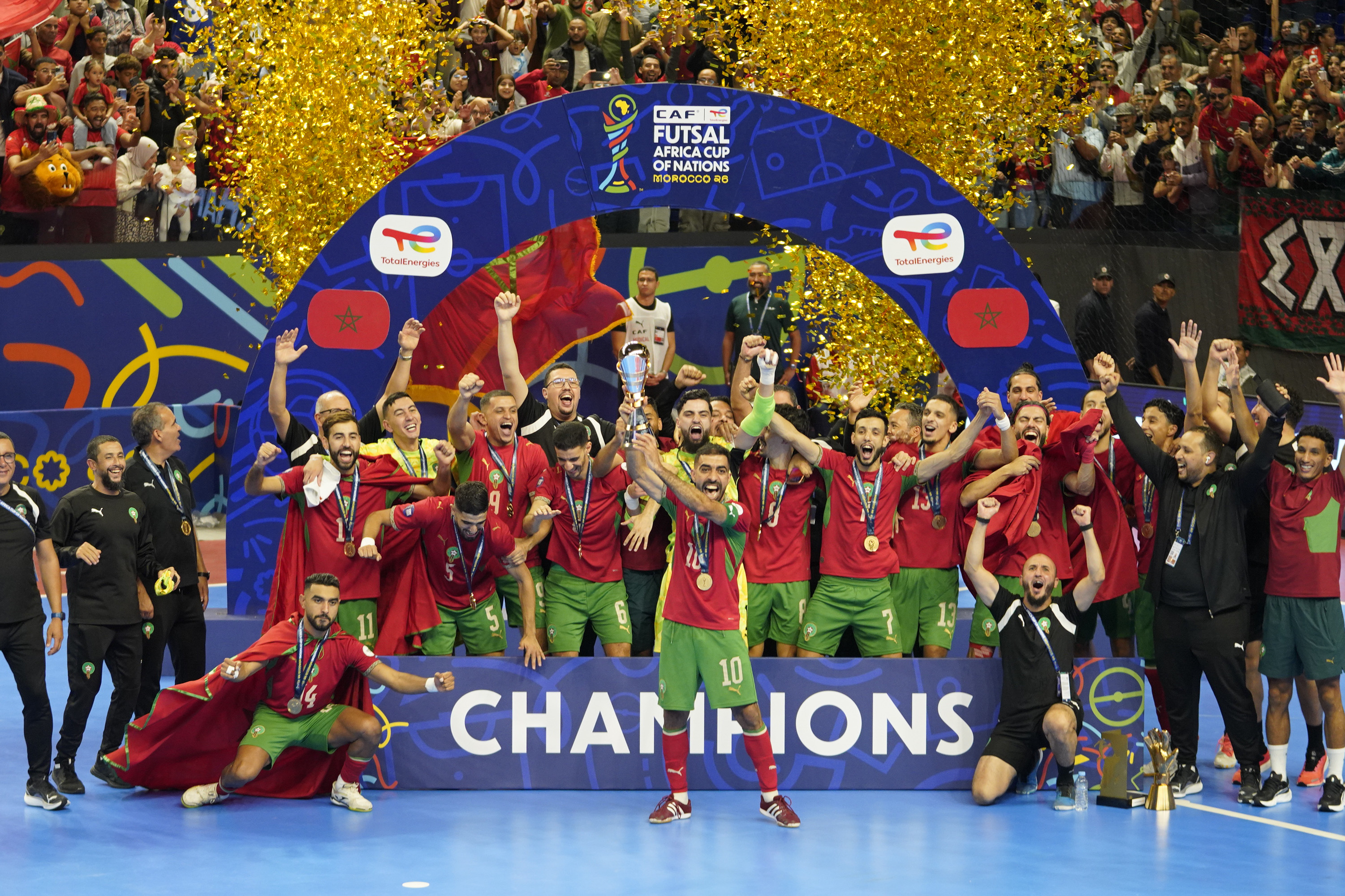 Morocco crown historic fourth TotalEnergies CAF Futsal AFCON title with victory over Angola