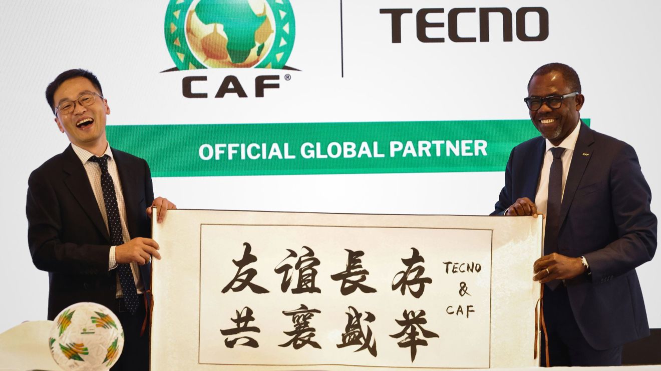 CAF and TECNO announce new sponsorship agreement for TotalEnergies CAF Africa Cup of Nations 2025 and 2027