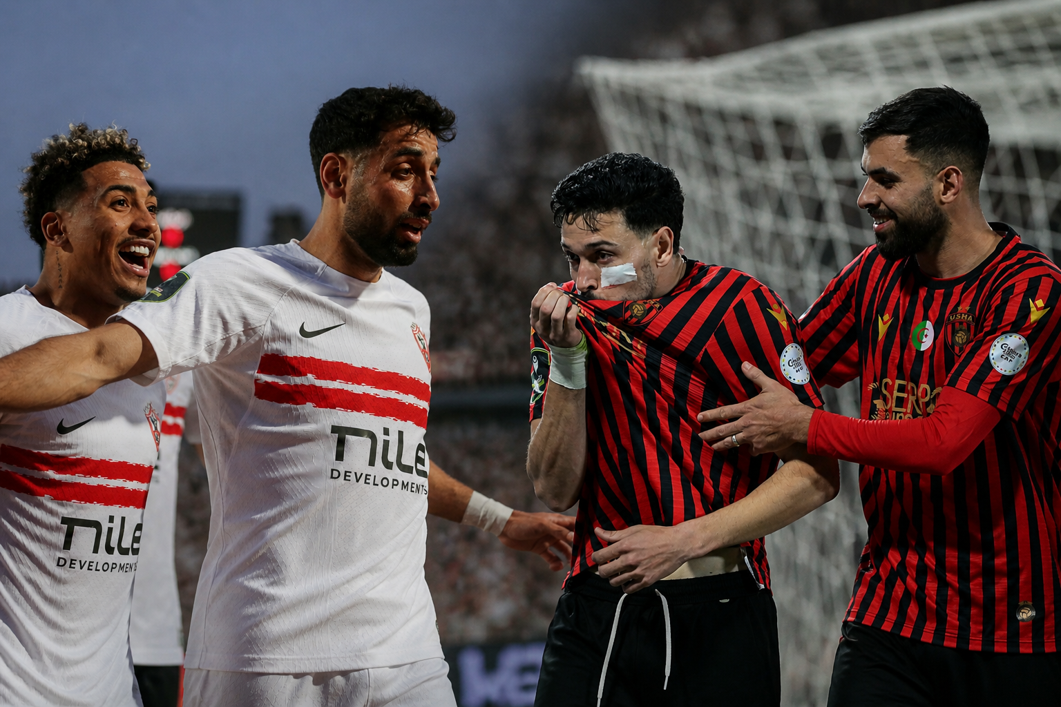 نهائي شمال إفريقي مُثير بين نادي اتحاد الجزائر والزمالك المصري في كأس الكونفيدرالية الإفريقية توتال إنيرجيز