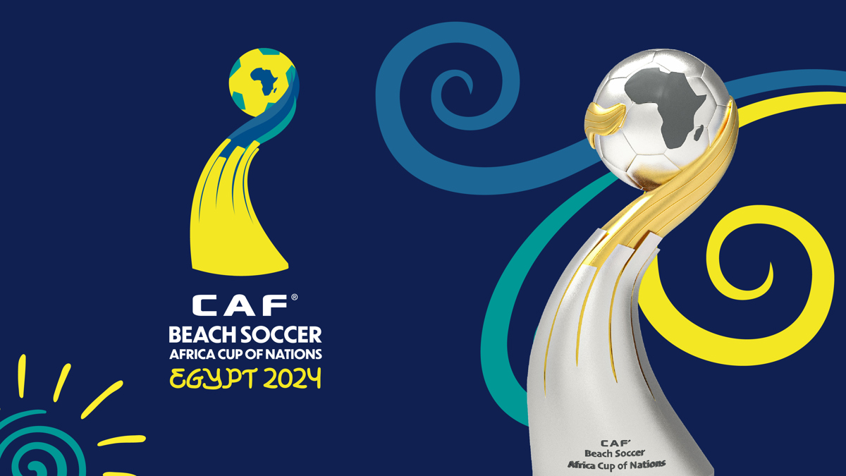 CAF unveils new Trophy and identity for CAF Beach Soccer Africa Cup of