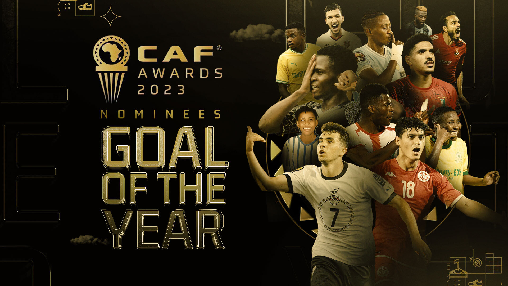 CAF Goal of the Year Shortlist revealed, Voting now open for Fans to Decide Winner 