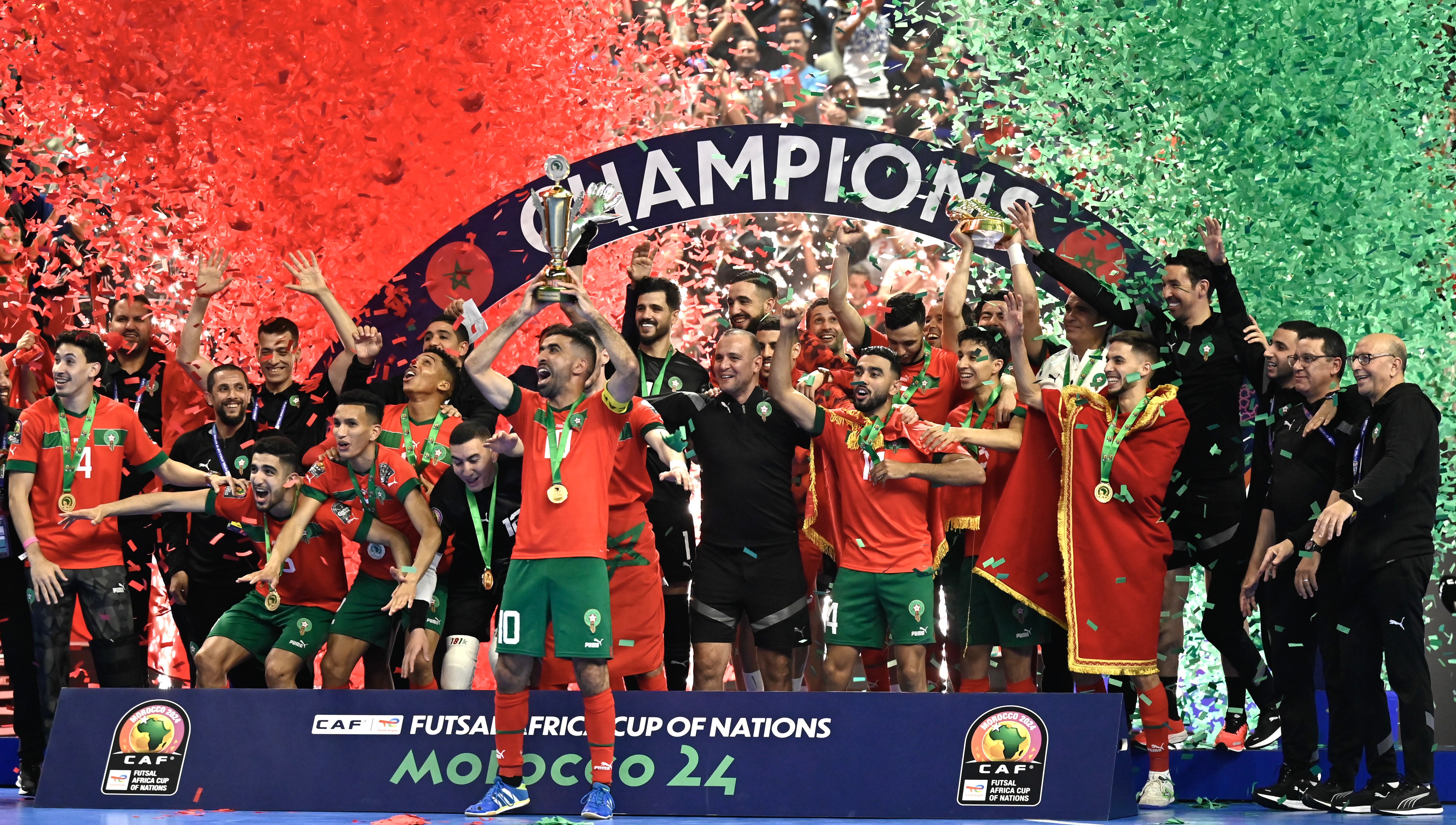 Morocco ease past Angola to clinch record-equalling third Futsal AFCON title