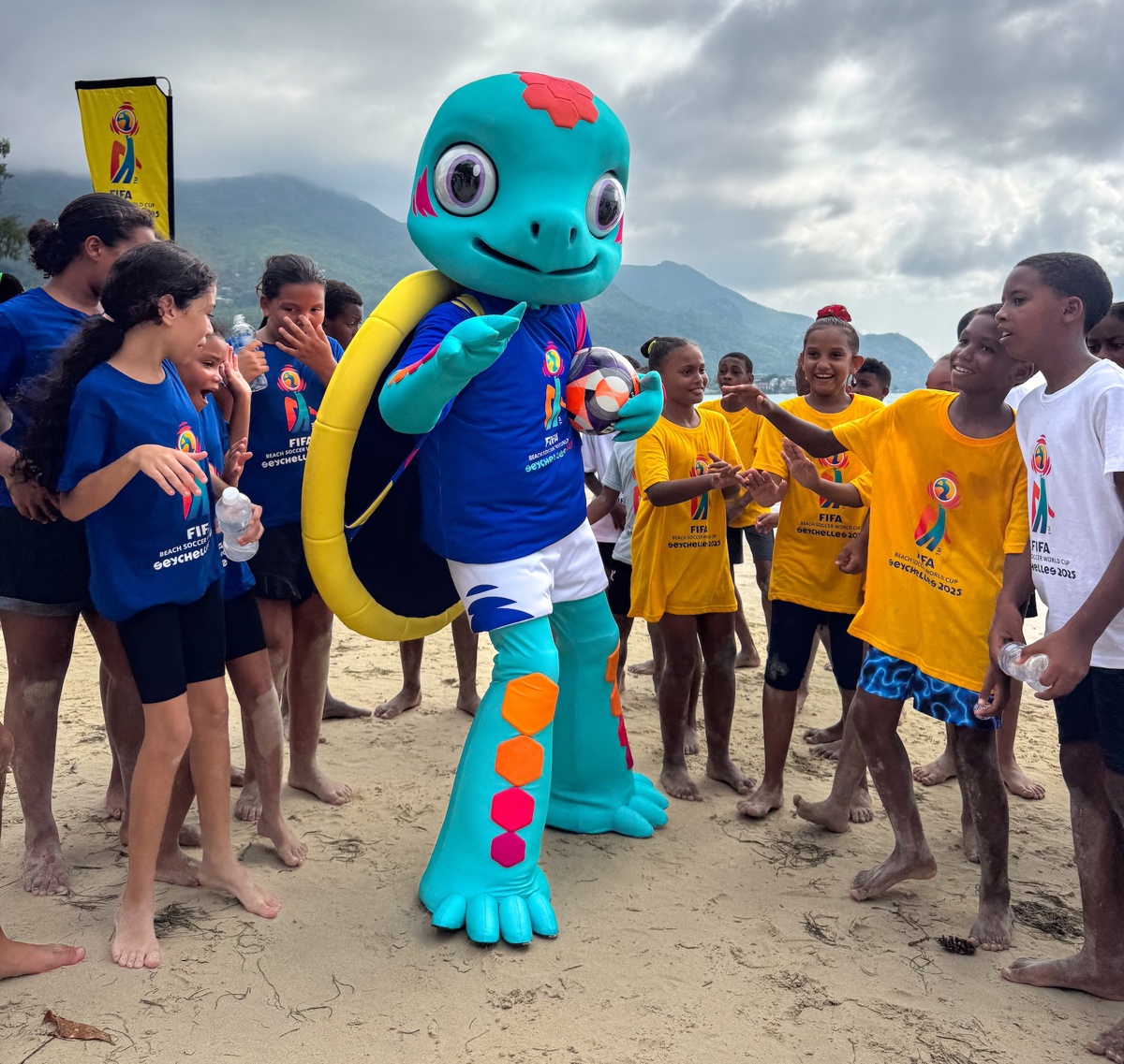 TiKay revealed as Official Mascot for FIFA Beach Soccer World Cup