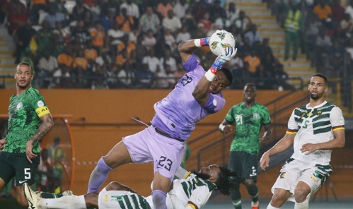 Nigeria goalkeeper Stanley Nwabali