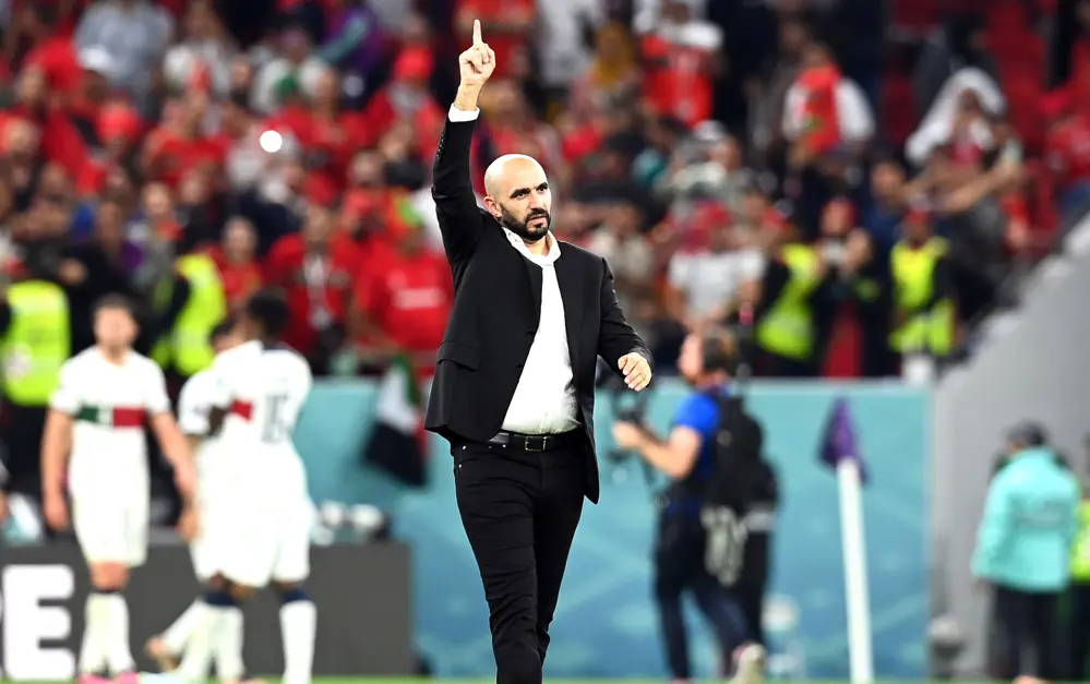 Morocco coach Walid Regragui