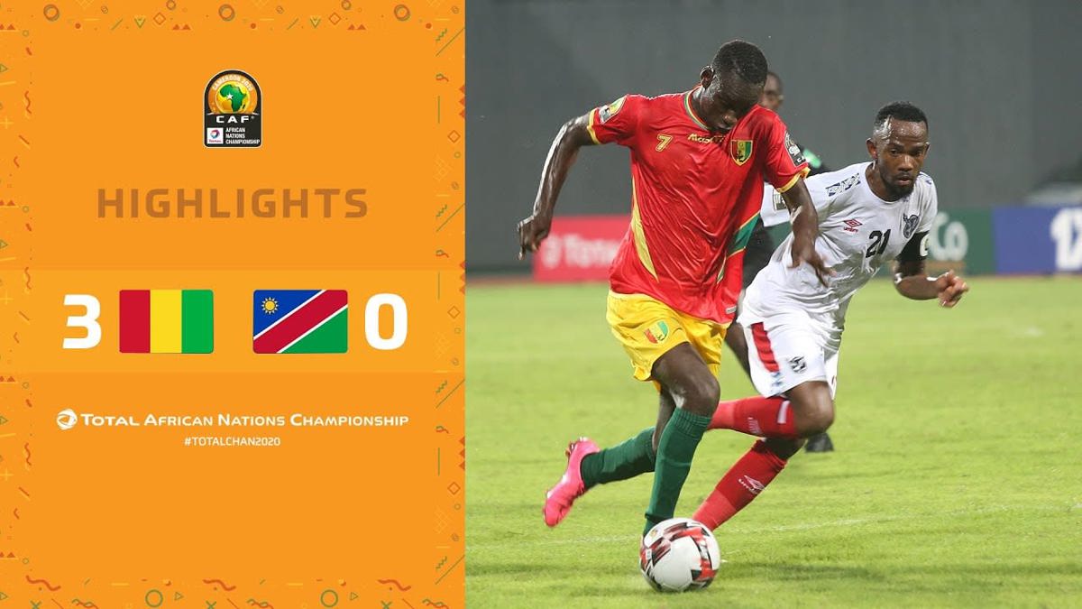 HIGHLIGHTS | Total CHAN 2020 | Round 1 - Group D: Guinea 3-0 Namibia