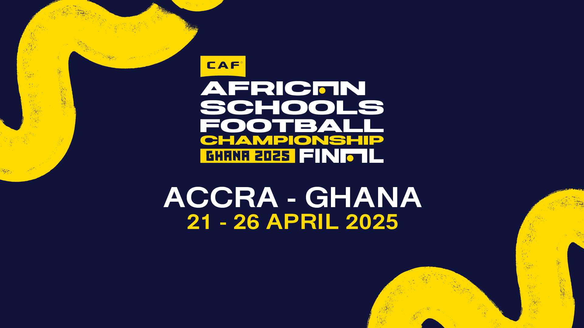Le Ghana accueillera la phase finale continentale du Championnat d’Afrique de Football Scolaire de la CAF 2025 en avril