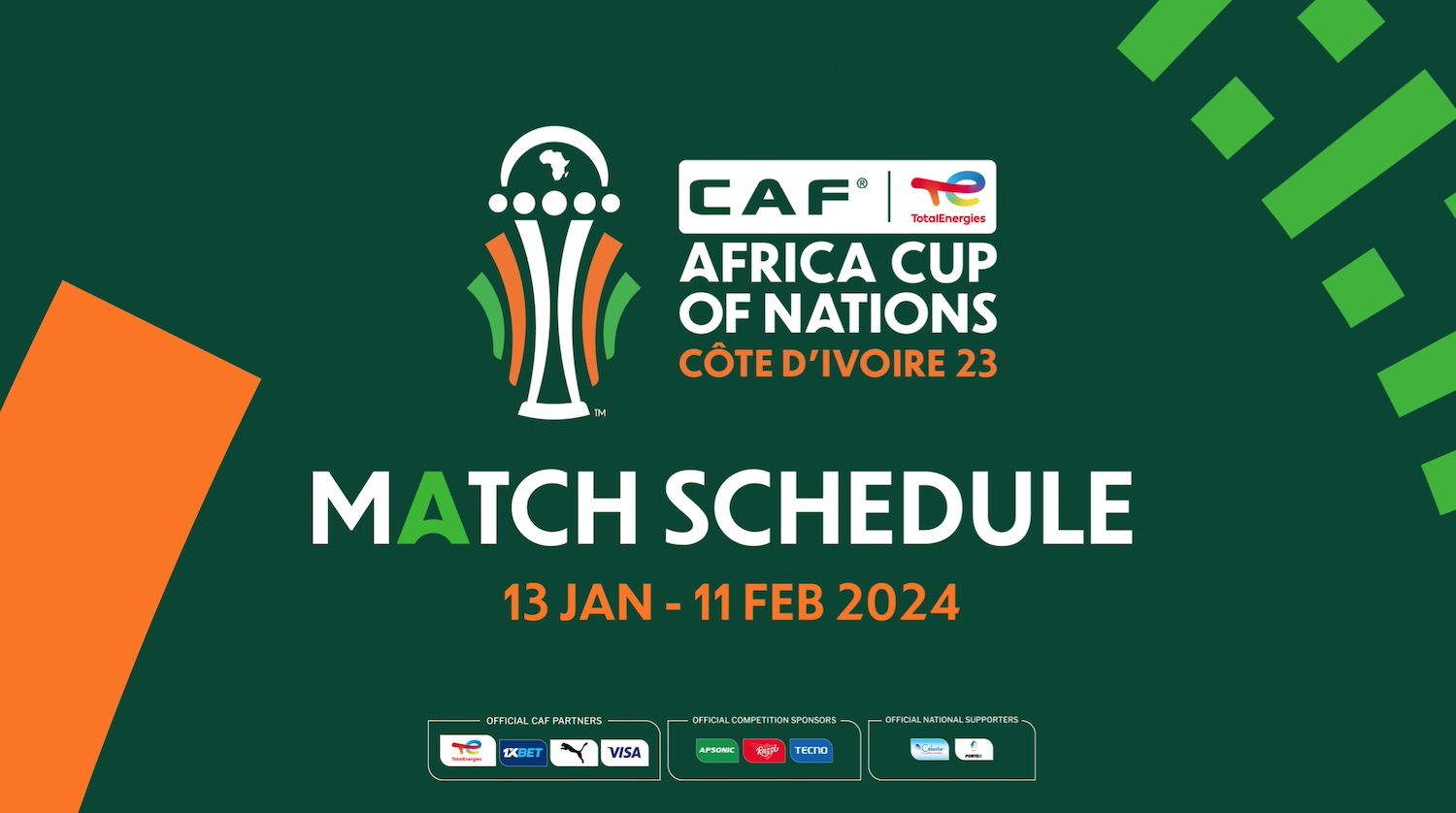TotalEnergies CAF AFCON Match Schedule Full Fixtures Kick off Times